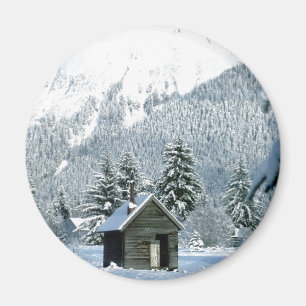 Aimant Cabine dans la neige