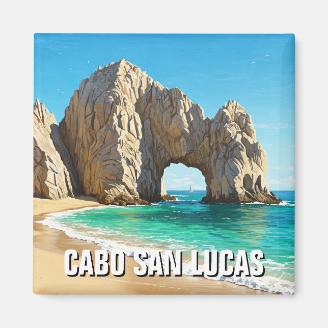 Aimant Cabo San Lucas Mexique El Arco Voyage (Devant)
