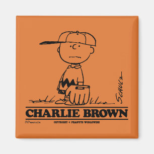 Aimant cacahuètes Charlie Brown Jouer à la balle