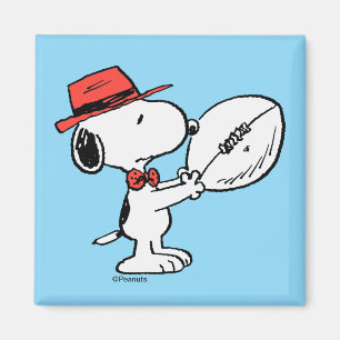 Aimant cacahuètes   Coach Football Snoopy