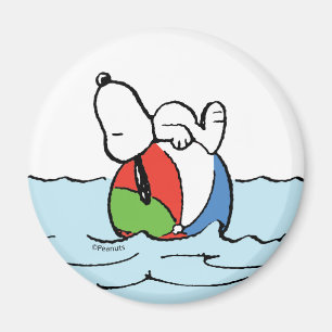 Aimant cacahuètes   Snoopy Beach Ball Beach