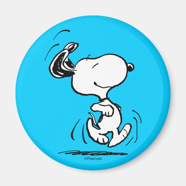 Aimant cacahuètes | Snoopy Happy Dance (Devant)