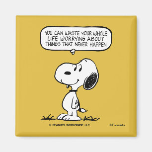 Aimant cacahuètes   Snoopy Vous ne pouvez pas regarder to