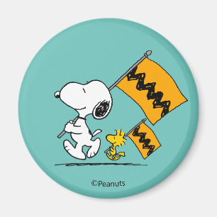 Aimant cacahuètes Snoopy & Woodstock