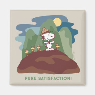Aimant cacahuètes Snoopy & Woodstock Satisfaction pure
