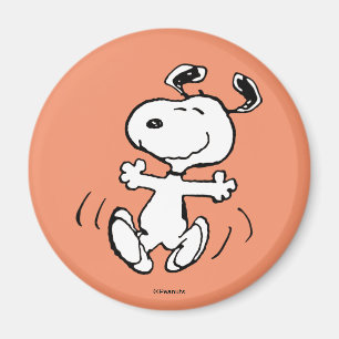 Aimant cacahuètes   Une Danse Heureuse Snoopy