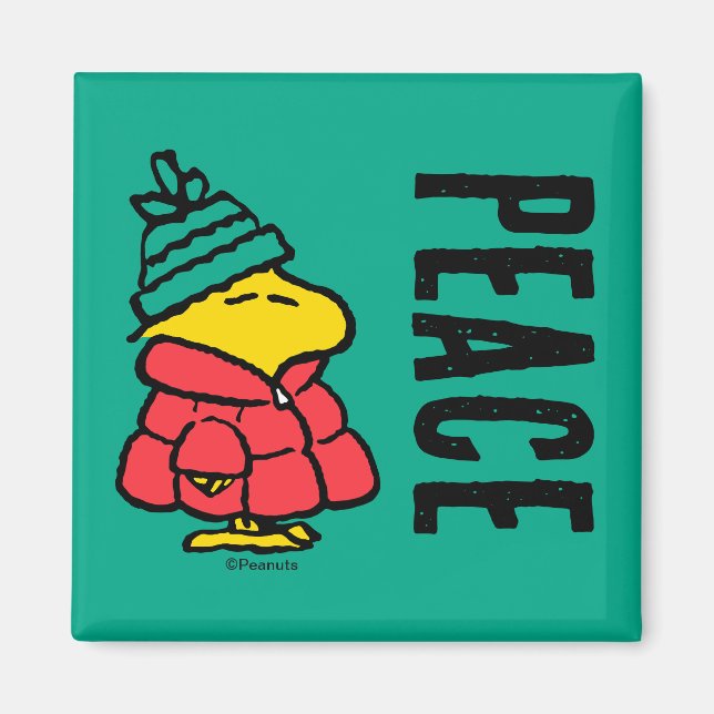 Aimant cacahuètes | Veste d'hiver de Woodstock Puffy (Devant)