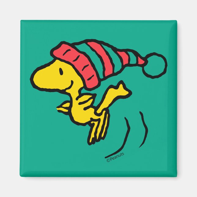 Aimant cacahuètes | Woodstock Winter Beanie Casquette (Devant)