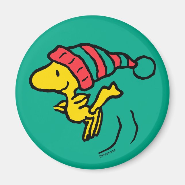 Aimant cacahuètes | Woodstock Winter Beanie Casquette (Devant)
