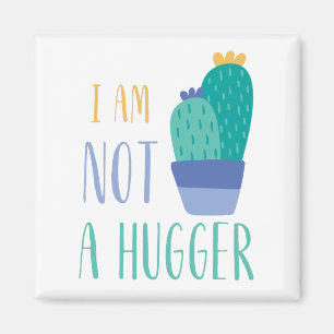 Aimant Cactus je ne suis pas un câlin