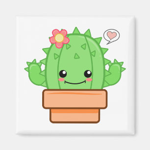 Aimant Cactus Kawaii