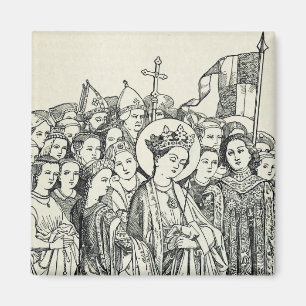 Aimant Cadeau Art Sacré Sainte Ursule Patronne