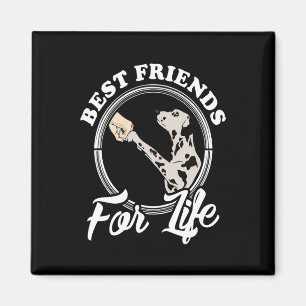 Aimant Cadeau dalmate   Les meilleurs amis pour la vie