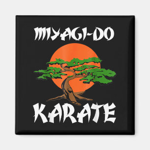 Aimant Cadeau d'arbre de bonsaï cool Miyagi-Do Karaté Vin