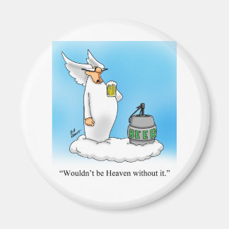 Aimant Cadeau de caricature Angel Humour paradisiaque !