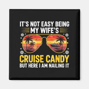 Aimant Cadeau de croisière de la femme engagée Fiancé Cou
