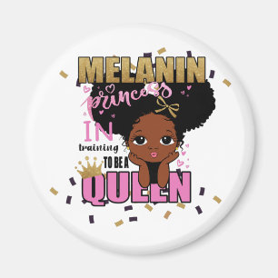 Aimant Cadeau de formation de princesse à mélanine pour d