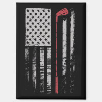 Cadeau de golf Drapeau Américain Vintage Golfeur