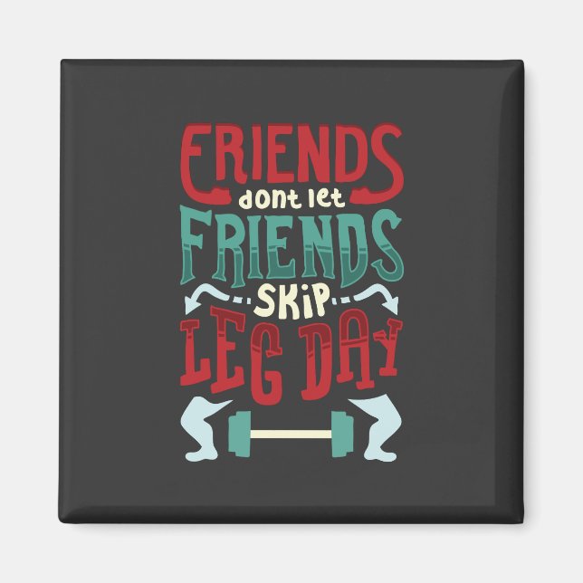 Aimant Cadeau de gymnastique d'entraînement (Devant)