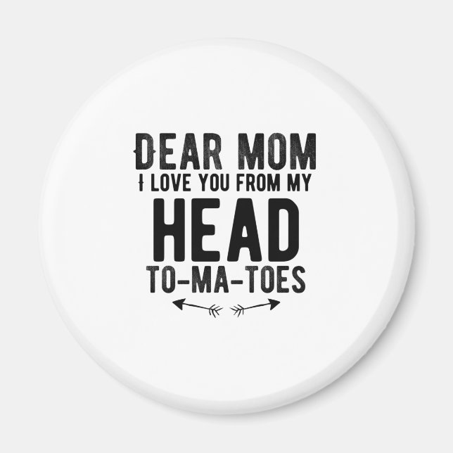 Aimant cadeau de jour mère drôle pour mère maman (Devant)