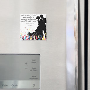 Aimant Cadeau de mariage personnalisé, Cadeaux personnali