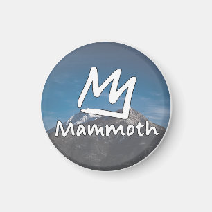 Aimant Cadeau de montagnes de la station de ski Mammoth M