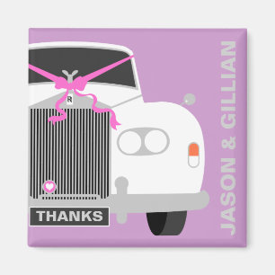 Aimant Cadeau de remerciement personnalisé de Bride & Gro