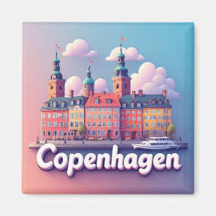Aimant Cadeau de voyage à Copenhague Danemark