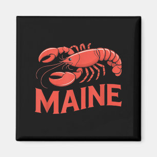 Aimant Cadeau drôle de homard du Maine vitrail homard