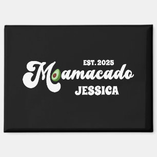 Aimant cadeau drôle de mamacado pour une future maman fêt