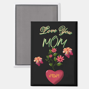 Aimant Cadeau floral personnalisé et sur mesure pour la f