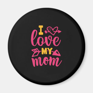Aimant Cadeau infirmière I Love My Mom