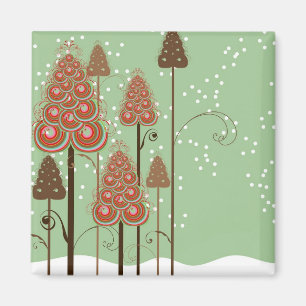 Aimant Cadeau lunatique d'arbres de Noël/aimant de faveur