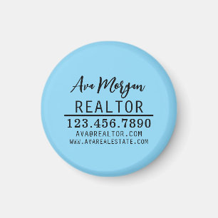 Aimant Cadeau personnalisé pour agent immobilier