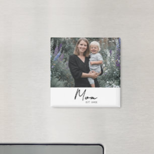 Aimant Cadeau Photo de Maman