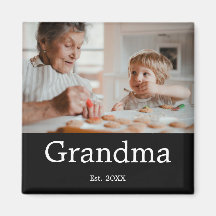 Cadeau photo établi par grand-mère
