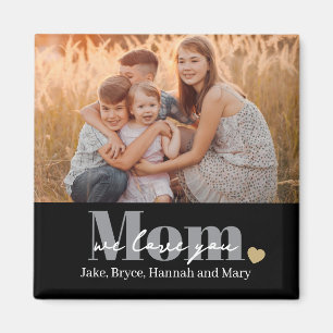Aimant Cadeau Photo Nous Vous Aimons Maman