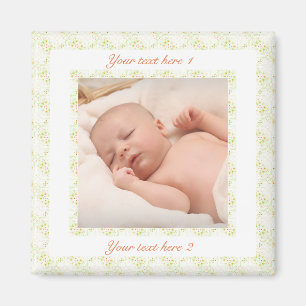 Aimant Cadeau photo personnalisé Joyeux anniversaire mama