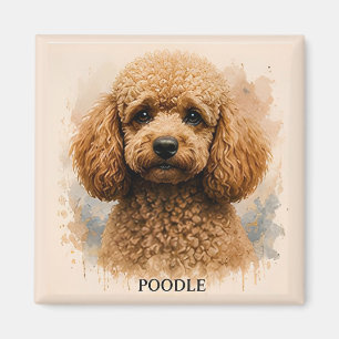 Aimant Cadeau pour amateur de chien caniche