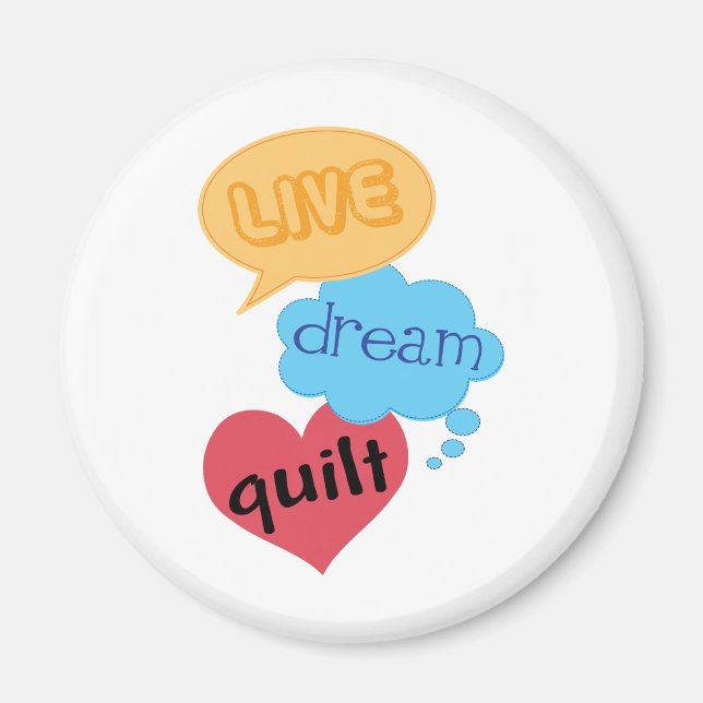 Aimant Cadeau pour Quilter (Devant)