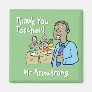 Aimant Cadeau pour un enseignant. Merci à un enseignant m