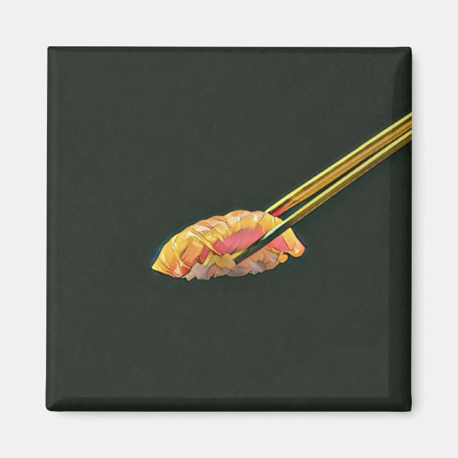 Aimant Cadeau sushi amoureux (Devant)