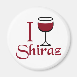 Aimant Cadeaux aux amateurs de vin de Shiraz
