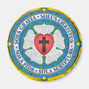 Aimant "CADEAUX CHRÉTIENS" Luther Rose Christian Jesus Lo