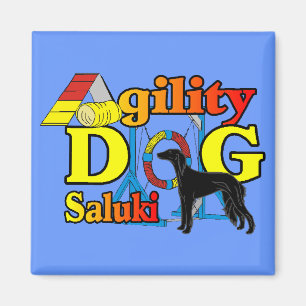 Aimant Cadeaux d'agilité Saluki