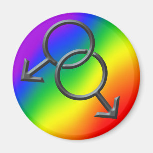 Aimant Cadeaux d'Amour Gay pride pour hommes