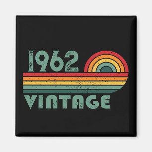 Aimant Cadeaux d'anniversaire vintages personnalisés