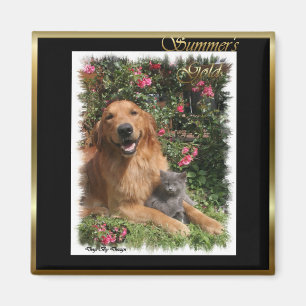 Aimant Cadeaux d'art Golden Retriever