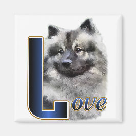 Aimant Cadeaux d'art Keeshond