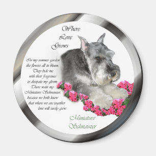 Aimant Cadeaux d'art Schnauzer miniature